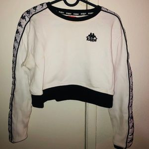 cropped kappa SWEATER